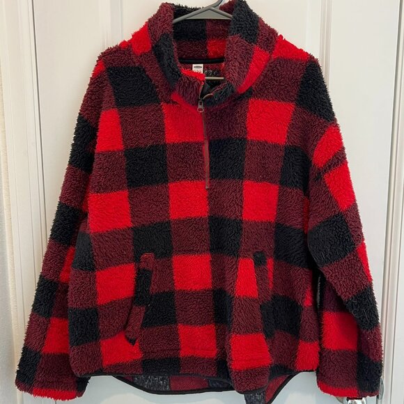 Old Navy Quarter Zip Sherpa - Picture 1 of 7
